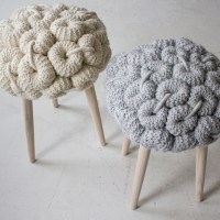 chairs and stools – knitted stools