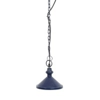 Blue pendant light