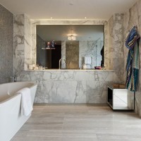 Marble bathroom freestanding bath