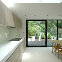 corner glazing folding doors