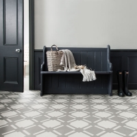 geometric vinyl floor