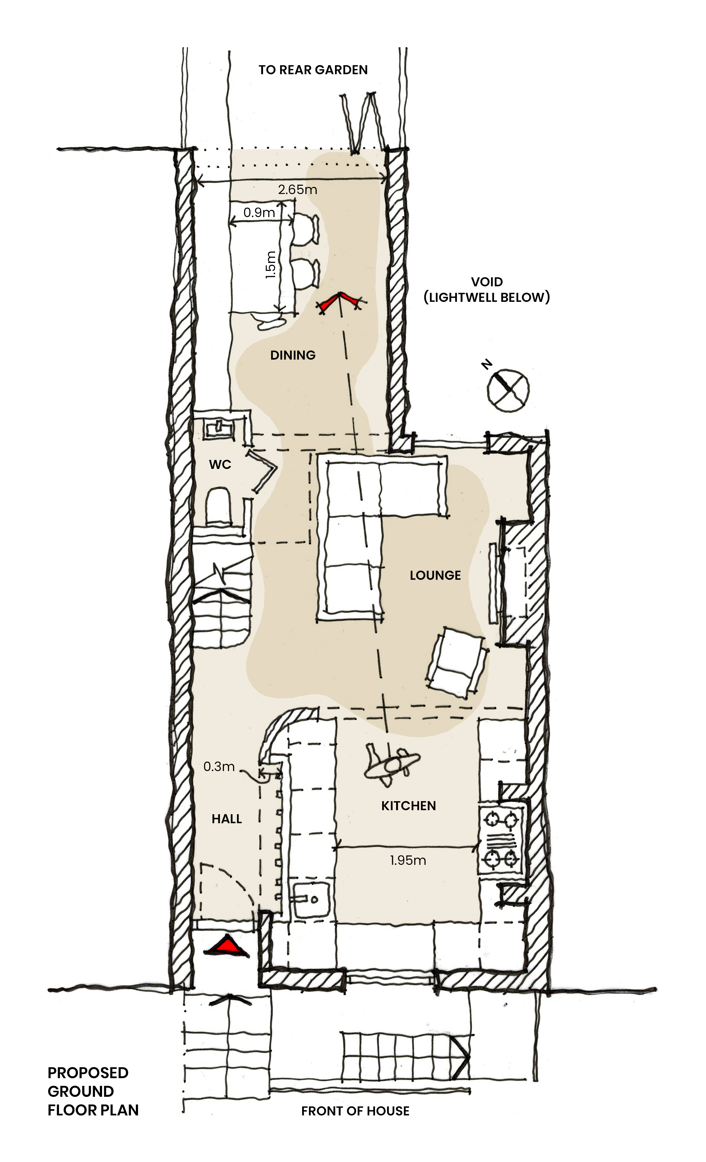 Floor Plan Victorian Terrace 