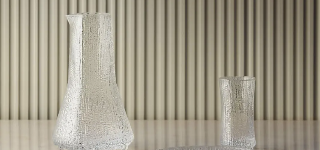 Finnish design glassware