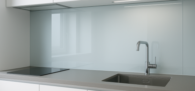 glass kitchen splashback