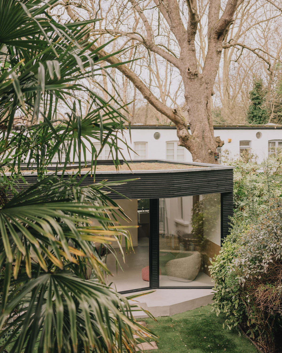 Timber clad garden room