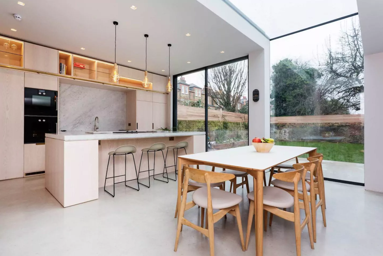 </p> <p>Find your ideal home design pro on designfor-me.com - get matched and see who's interested in your home project. Click image to see more inspiration from our design pros</p> <p>Design by Jade Maria, interior designer from Central Bedfordshire, East of England</p> <p> #interiordesign #interiors #homedecor #homeinspiration #kitchens #kitchendesign #kitcheninspiration #kitchenideas #kitchengoals #sideextensions #sidereturn #sideextensionideas #skylights #rooflights </p> <p>